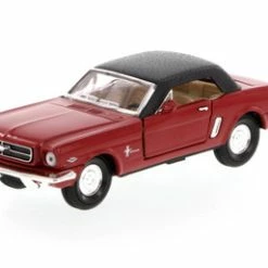 Showcasts 1965 Ford Mustang Soft Top, Red - Superior 5719 - 1/34 Scale Diecast Model Car