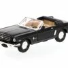 Showcasts 1965 Ford Mustang Convertible, Black - Superior 5719 - 1/34 Scale Diecast Model Car