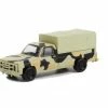 1984 Chevy M1008 CUCV W/ Cargo Cove, Camouflage Green - Greenlight 61010E - 1/64 Scale Diecast Car