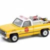 1981 Chevy K20 Scottsdale W/ Fire Equipment, Yellow - Greenlight 67020B 1/64 Scale Diecast Car