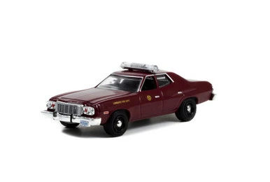 1976 Ford Torino, Burgundy - Greenlight 67030A/48 - 1/64 Scale Diecast Model Toy Car