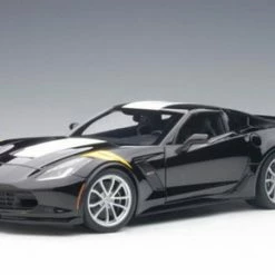 2017 Chevy Corvette C7 Grand Sport, Black - AutoArt 71273 - 1/18 Scale Resin Vehicle Replica