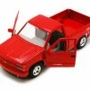 1992 Chevy 454SS Pick Up Truck, Red - Motor Max 73203AC - 1/24 Scale Diecast Model Toy Car