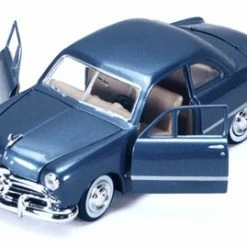 Motor Max 1949 Ford Coupe Classic Oldies Car, Blue - Motormax 73213 - 1/24 Scale Diecast Model Toy Car