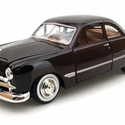 Motor Max 1949 Ford Coupe, Burgundy - Motormax Premium American 73213 - 1/24 Scale Diecast Model Car