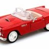 Motor Max 1956 Ford Thunderbird Convertible, Red - Showcasts 73215 - 1/24 Scale Diecast Model Car (Brand New, But NOT IN BOX)