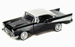 Motor Max 1957 Chevy Bel Air, Black - Motormax Premium American 73228 - 1/24 Scale Diecast Model Car