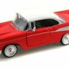 Motor Max 1957 Chevrolet Belair, Red - Motormax 73228 - 1/24 Scale Diecast Model Toy Car