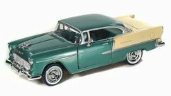 Motor Max 1955 Chevy Bel Air, Green - Motormax 73229 - 1/24 Scale Diecast Model Toy Car