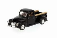 1940 Ford Pick Up Truck, Black - Motor Max 73234AC - 1/24 Scale Diecast Model Toy Car