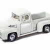 1956 Ford F-100 Pick Up, White - Motor Max 73235AC - 1/24 Scale Diecast Model Toy Car