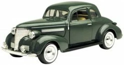 Motor Max 1939 Chevy Coupe, Green - Motormax 73247 -1/24 Scale Diecast Model Toy Car