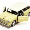 Motor Max 1955 Chevy Bel Air Nomad, Yellow - Motormax 73248 - 1/24 Scale Diecast Model Toy Car