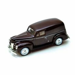 Motor Max 1940 Ford Sedan Delivery, Burgundy - Motormax 73250 - 1/24 Scale Diecast Model Car
