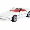 1986 Chevy Corvette Convertible, White - Showcasts 73298AC/W - 1/24 Scale Diecast Model Toy Car