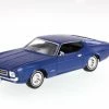 Motor Max 1971 Ford Mustang Sportsroof, Blue - Motormax Premium American 73327 - 1/24 Scale Diecast Model Car