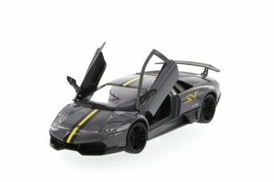 Motor Max Lamborghini Murcielago LP670-4 SV Hard Top, Dark Gray - Motormax 73350SV/6 - 1/24 Scale Diecast Car