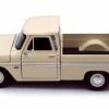1966 Chevy C10 Pickup Truck, Cream - Motor Max 73355L - 1/24 Scale Diecast Model Toy Car
