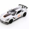 2019 Chevy Corvette ZR1, Silver - Showcasts 73774/3D - 1/24 Scale Diecast Model Toy Car