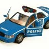 Motor Max 2010 Ford Crown Victoria Police Car, Blue With White Roof - Showcasts 76482 - 1/24 Scale Diecast Model Car (Brand New, But NOT IN BOX)