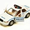 Motor Max 2010 Ford Crown Victoria Police Car, White - Showcasts 76482 - 1/24 Scale Diecast Model Car (Brand New, But NOT IN BOX)