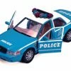 2010 Ford Crown Victoria Police Interceptor, Blue W/White - Motor Max 76482BUW - 1/24 Diecast Car