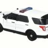Motor Max 2015 Ford Unmarked Police Interceptor Utility, White - 76959 - 1/24 Scale Diecast Model Toy Car