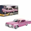 1964 Chevy Impala SS, Pink - Motor Max 79021PKP - 1/24 Scale Diecast Model Toy Car