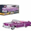 1958 Chevy Impala Convertible, Purple - Motor Max 79025PU - 1/24 Scale Diecast Model Toy Car