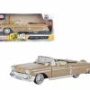 1958 Chevy Impala Convertible, Tan - Motor Max 79025TBRN - 1/24 Scale Diecast Model Toy Car