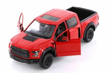 2017 Ford F-150 Raptor, Red - Showcasts 79344/16D - 1/27 Scale Diecast Model Toy Car