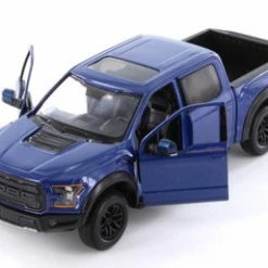 2017 Ford F-150 Raptor, Blue - Showcasts 79344/16D - 1/27 Scale Diecast Model Toy Car