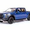 2017 Ford F-150 Raptor Pickup, Blue - Motor Max 79344AC/LBU - 1/27 Scale Diecast Car