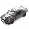 2018 Dodge Challenger SRT Hellcat Widebody, Black W/Stripes - Showcasts 79350M - 1/24 Diecast Car