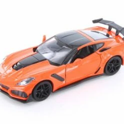 2019 Chevy Corvette ZR1 HardTop, Orange - Showcasts 79356OR - 1/24 Scale Diecast Model Toy Car