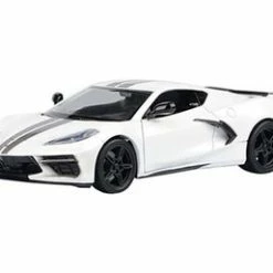 2020 Chevy Corvette C8 Stingray Hardtop, White - Showcasts 79360WHK - 1/24 Scale Diecast Car