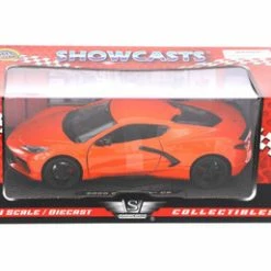 2020 Chevy Corvette C8 Stingray, Orange - Motor Max 79360OR - 1/24 Scale Diecast Model Toy Car