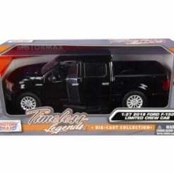2019 Ford F-150 Limited Crew Cab, Black - Motor Max 79364BK - 1/27 Scale Diecast Model Toy Car