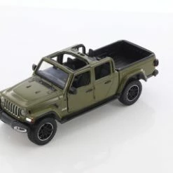 2021 Jeep Gladiator Overland (Open Top), Green - Motor Max 79365/2D - 1/27 Scale Diecast Car