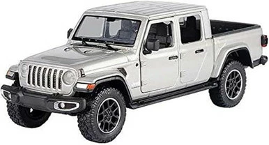 2021 Jeep Gladiator Overland (Hard Top), Silver - Motor Max 79365/2D - 1/27 Scale Diecast Car