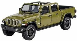 2021 Jeep Gladiator Overland (Open Top), Green - Motor Max 79367GN - 1/27 Scale Diecast Car