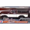 1978 Ford Bronco Ranger XLT W/Spare Tire, Brown - Motor Max 79372 - 1/24 Scale Diecast Car