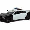 Motor Max 2011 Dodge Charger Pursuit Unmarked W/ Lights & Soundsand 79533 1/24 Scale Diecast Model Toy Car