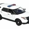 Motor Max 2015 Ford Unmarked Interceptor Utility W/Lights And Sounds 79535 - 1/24 Scale Diecast Model Toy Car