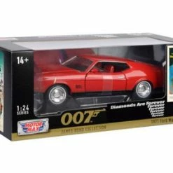 1971 Ford Mustang Mach I, James Bond - Motor Max 79851WR - 1/24 Scale Diecast Model Toy Car
