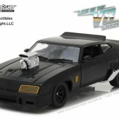 1973 Ford Falcon XB Last Of The V8 Interceptors, Black - Greenlight 84051 - 1/24 Scale Diecast Car