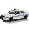ModelToyCars 2008 Ford Crown Victoria Police Interceptor, White - Greenlight 85563 - 1/24 Scale Diecast Car
