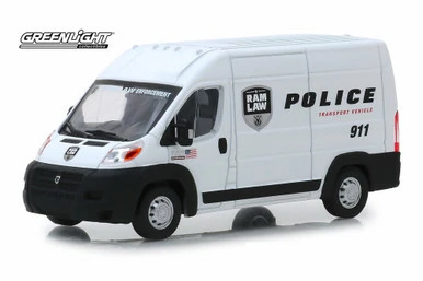 Greenlight 2018 Dodge Ram ProMaster 2500 , Ram Law Enforcement - 86168 - 1/43 Scale Diecast Model Toy Car