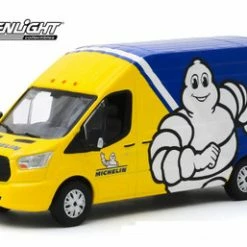 2019 Ford Transit LWB High Roof, Michelin Tires - Greenlight 86175 - 1/43 Scale Diecast Car