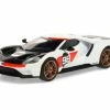ModelToyCars 2021 Ford GT #98 Tribute To Ford MKII Ken Miles And Lloyd Ruby 1966 24 Hours Of Daytona, White /Black/Red - Greenlight 86192 - 1/43 Scale Diecast Model Toy Car